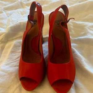 John Fluevog custom cutout heels